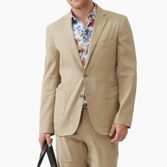 Rodd & Gunn Other - Rodd & Gunn Golden Court Linen & Cotton Sport Coat Mens Small